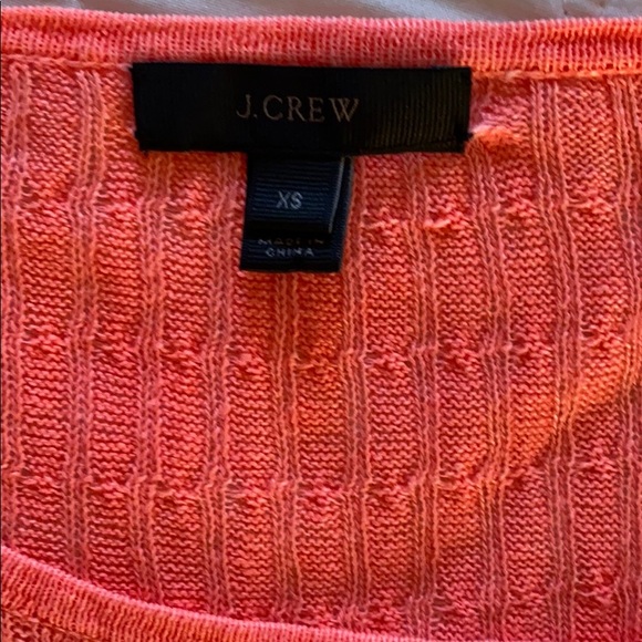 Jcrew neon coral sweater - Picture 3 of 3